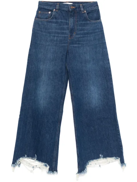 Chloé cropped wide-leg jeans Blue CH24WDP22150
