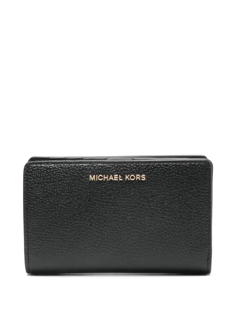 Michael Michael Kors medium pebbled leather wallet Black 32R4G8ED6L