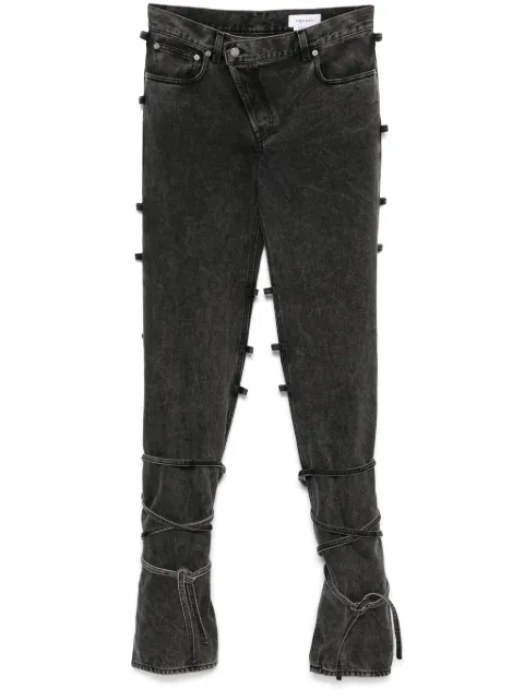 Alexander McQueen tied jeans Black 801174QYABB