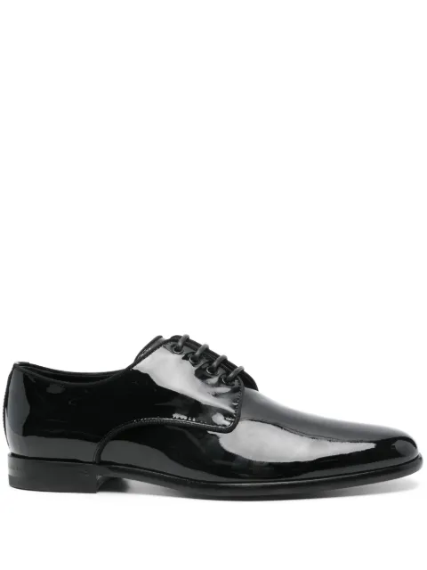 Dolce & Gabbana patent-finish derby shoes Black CN0105A1471
