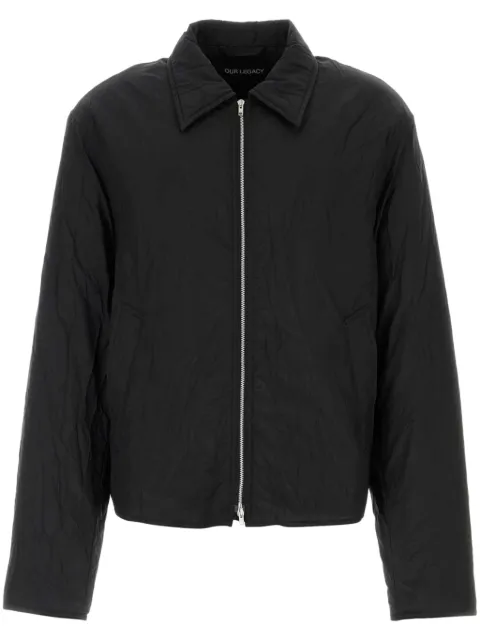 OUR LEGACY padded shirt jacket Black M4241SS