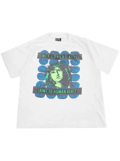 SAINT MXXXXXX graphic-print T-shirt White SMYS10000009