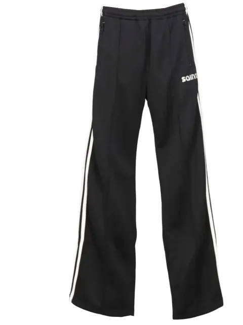 SAINT MXXXXXX logo-embroidered track pants Black SMYS10000074