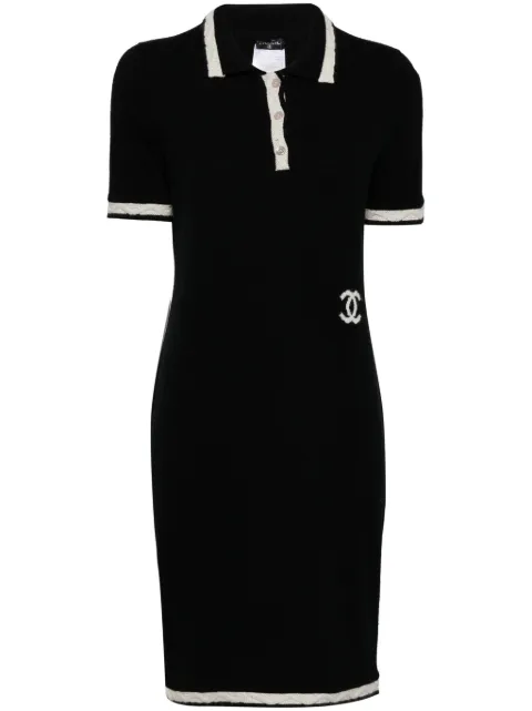 CHANEL Pre-Owned 2004 short-sleeves dress Black 04AP24393V01664B2581