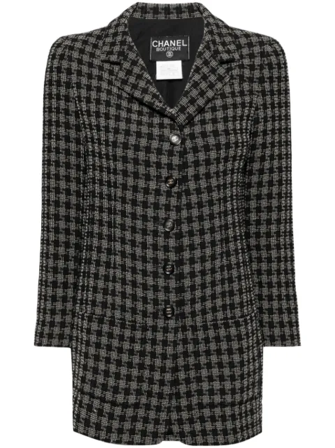 CHANEL Pre-Owned 1995 single-breasted blazer Brown 95APO5725V04376A0125