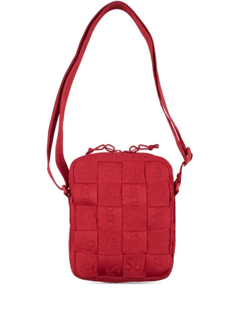 Supreme Woven messenger bag Red SU556