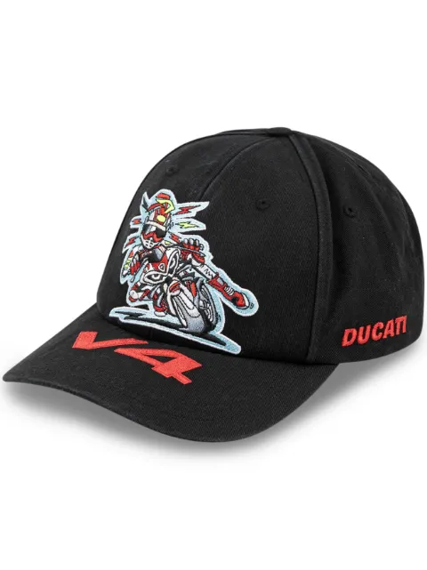 Supreme x Ducati six-panel "Black" cap Black SU559