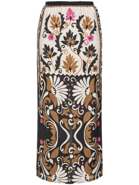 PINKO floral-print skirt Neutrals 104238A25F