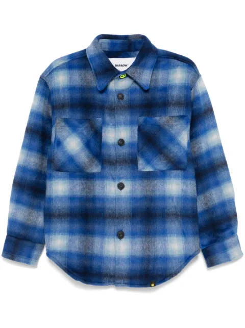BARROW checked flannel shirt Blue F4BWUASI072