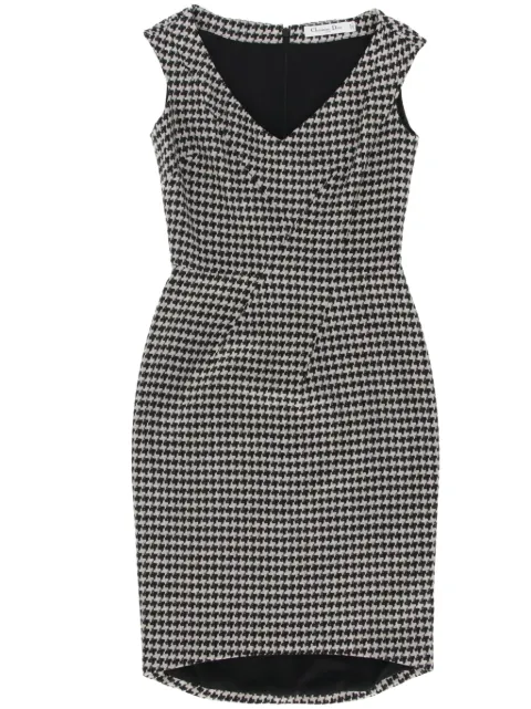 Christian Dior Pre-Owned 2000s houndstooth mini dress Black CH520DIO