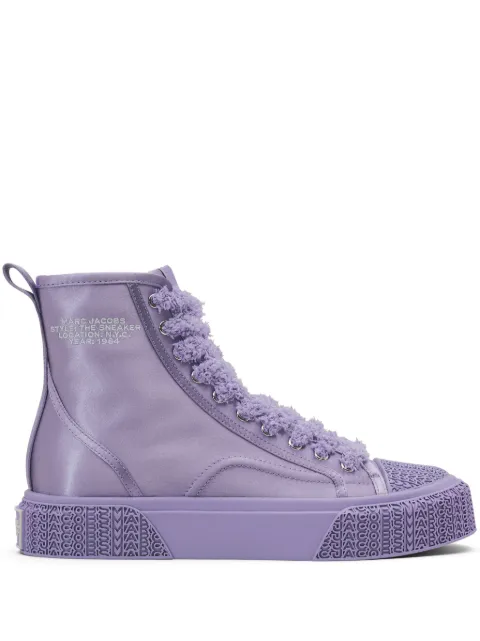 Marc Jacobs The Satin High Top sneakers Purple 2R4FSN001F02533