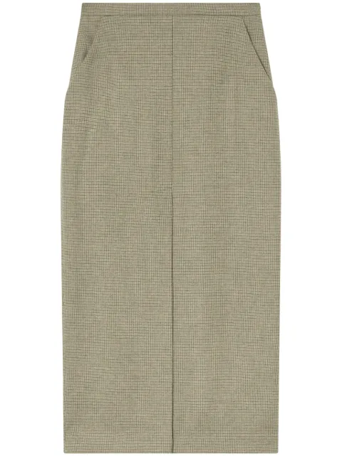 PINKO checked pencil skirt Neutrals 104231A248