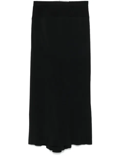 Rick Owens Calf Bias midi skirt Black RP02D3334CC