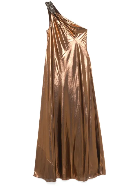 Lauren Ralph Lauren foiled gown Brown 253956598