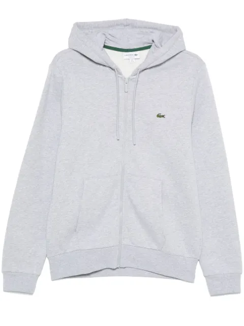 Lacoste logo-patch hoodie Grey SH9626
