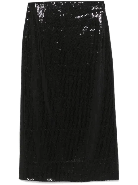 Peserico sequinned maxi skirt Black E05628D06601