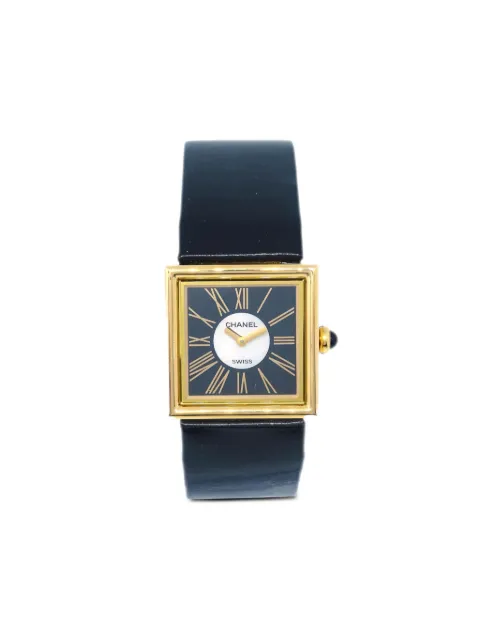 CHANEL Pre-Owned 1989 pre-owned Mademoiselle 22mm Black EN58149