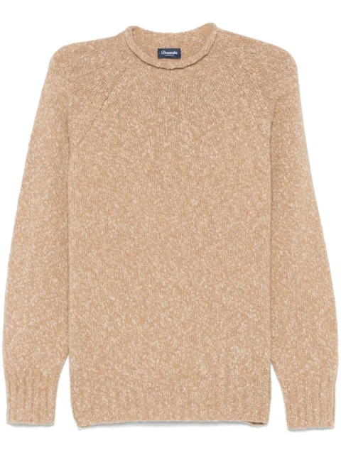 Drumohr mélange-effect sweater Brown D5W144MR
