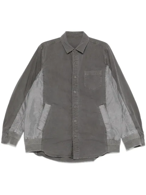 sacai ripstop shirt Grey 2403497M