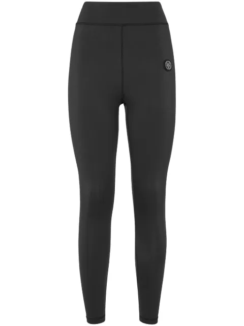 Plein Sport high-waist leggings Black SAECWJT2038STE003N