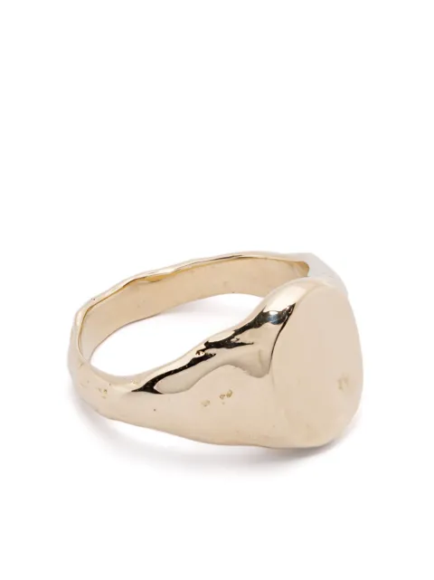 Fie Isolde 14CT yellow gold small Cogency signet ring Gold FIR0042