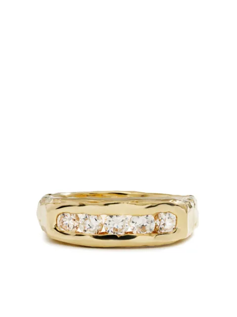 Fie Isolde 14K yellow gold Evoke diamond ring Gold FIR0038