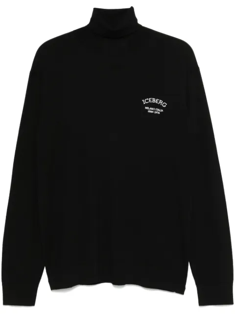 Iceberg turtleneck sweater Black P24II1P0A0069005