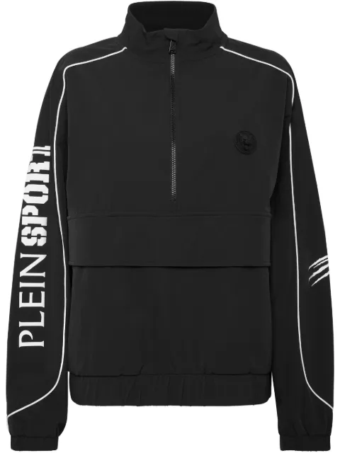 Plein Sport logo-patch sweatshirt Black SAECWJB1820STE003N