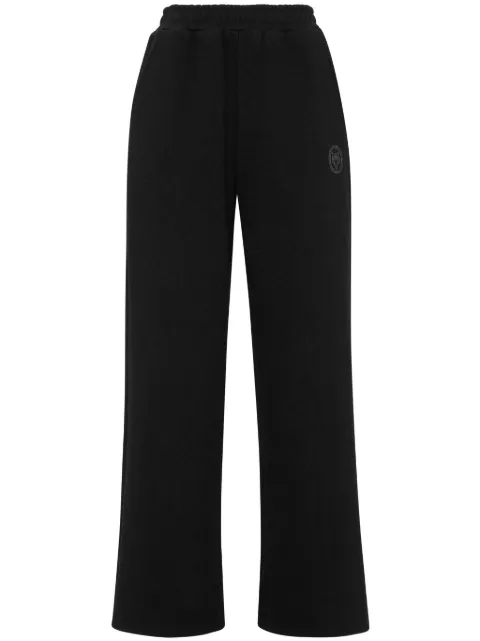 Plein Sport palazzo track pants Black SAECWJT2028STE003N