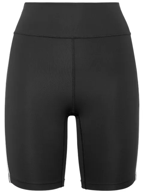 Plein Sport piped-trim cycling shorts Black SAECWJT2036STE003N