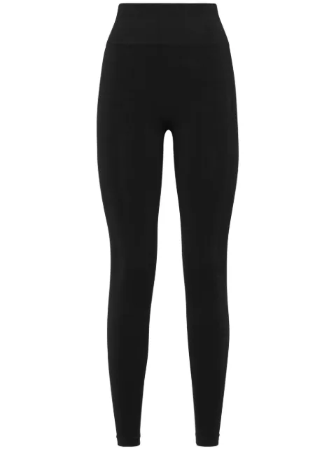 Plein Sport seamless performance leggings Black SAECWJT2054STE003N