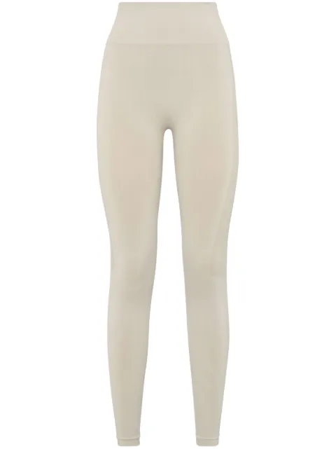 Plein Sport logo-waistband performance leggings Neutrals SAECWJT2054STE003N
