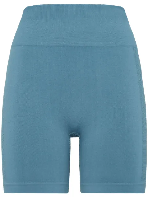 Plein Sport logo-waistband cycling shorts Blue SAECWJT2055STE003N