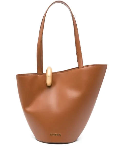 Jacquemus The medium Bambola tote bag Brown BAW00412AC01C01