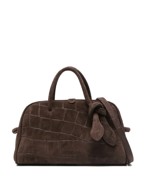 Jacquemus The small Turismo tote bag Brown 251BA4163243