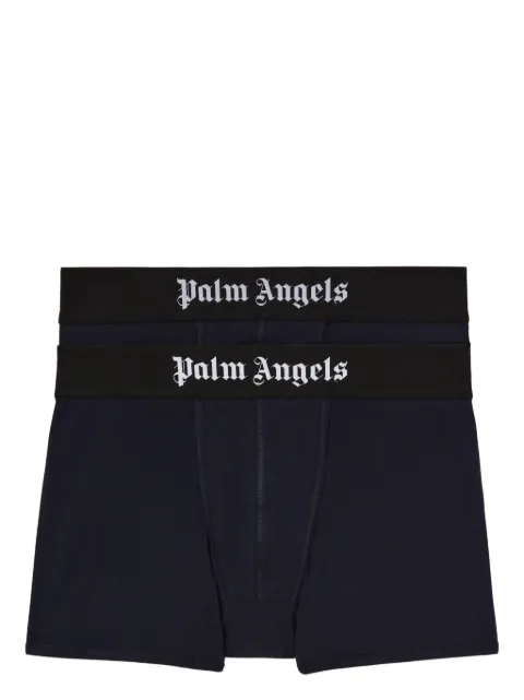 Palm Angels logo boxers (set of two) Blue PMUH003S25FAB0014610