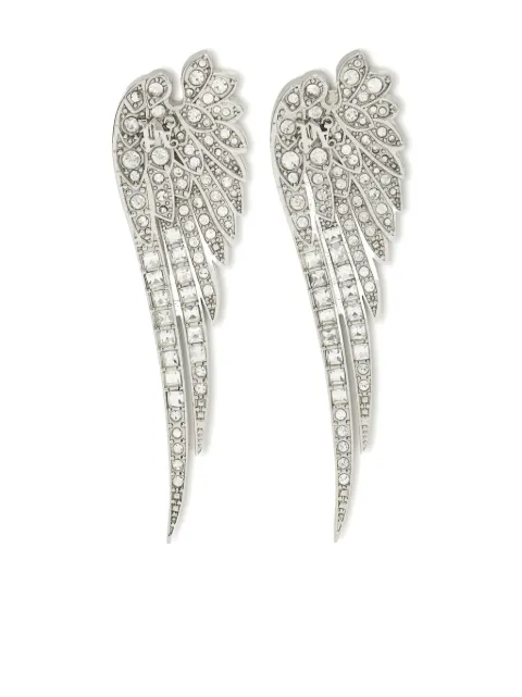 Palm Angels crystal earrings Silver PWOD036S25MAT0017279