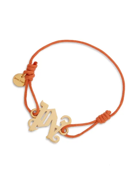 Palm Angels monogram cord bracelet Gold PWOA045S25MAT0012076
