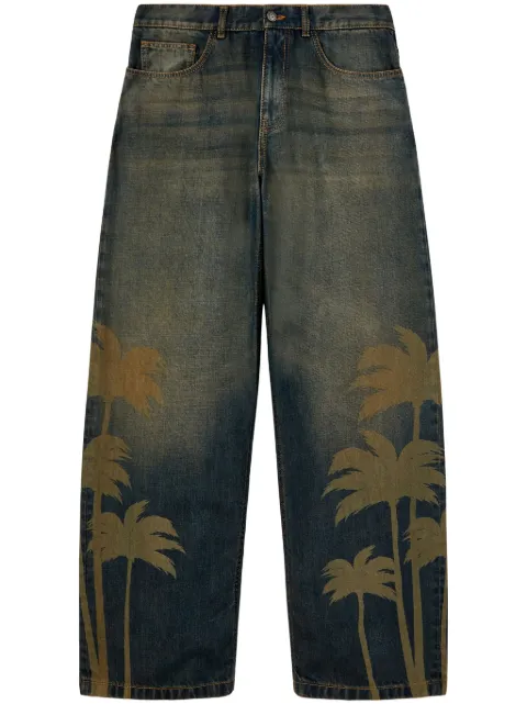 Palm Angels Laser Pamls jeans Blue PMYA049S25DEN0016009