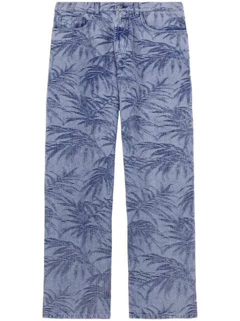 Palm Angels Palms straight-leg jeans Blue PMYA041S25DEN0024040