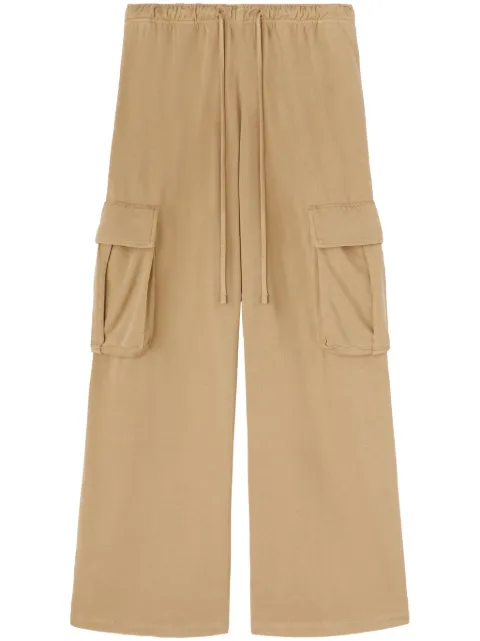 Palm Angels cargo-pockets sweatpants Neutrals PMCF034S25FAB0016262