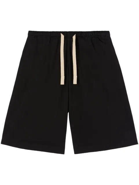 Palm Angels palm-tree shorts Black PMCS011S25FAB0011010