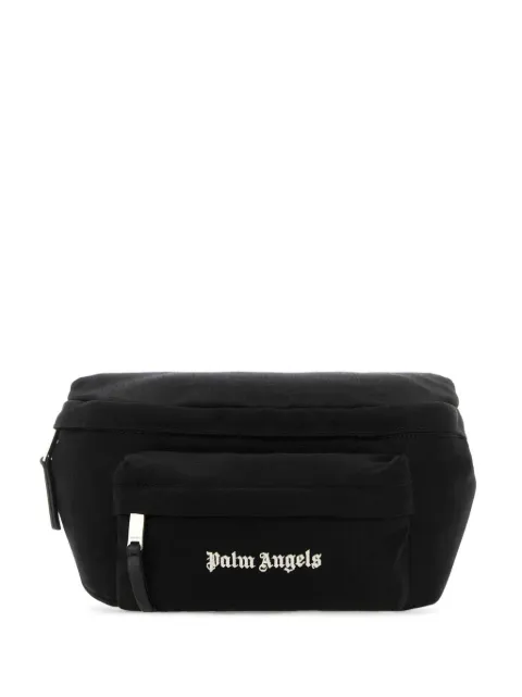 Palm Angels logo-embroidered belt bag Black PMNO009C99FAB0011001