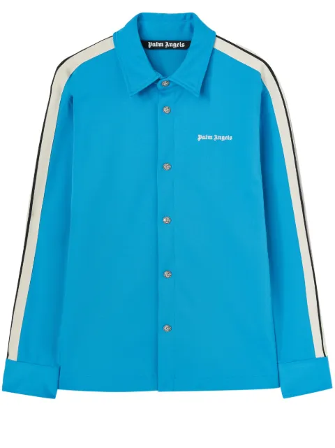 Palm Angels Classic logo track shirt Blue PMGA104S25FAB0014003