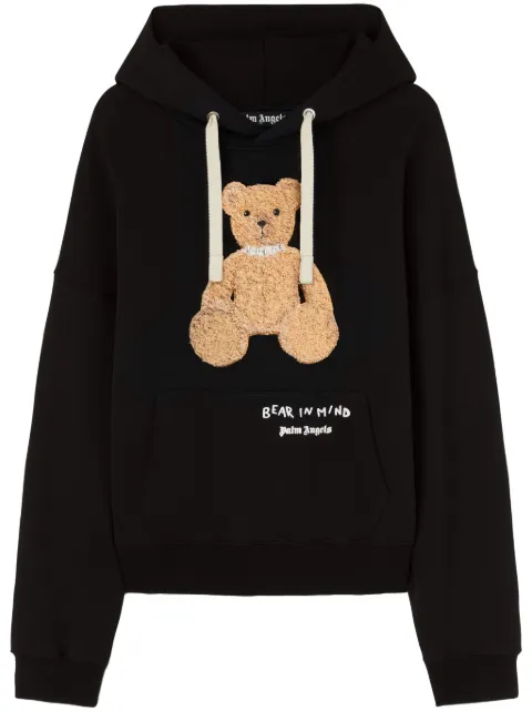 Palm Angels Bear In Mind hoodie Black PMBB172S25FLE0011060