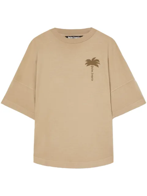 Palm Angels Palms Over t-shirt Neutrals PMAA002S25JER0046161