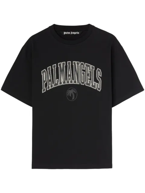Palm Angels College Palm t-shirt Black PMAA089S25JER0011013