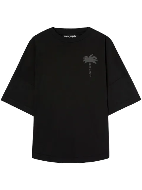 Palm Angels Palms Over t-shirt Black PMAA002S25JER0041313