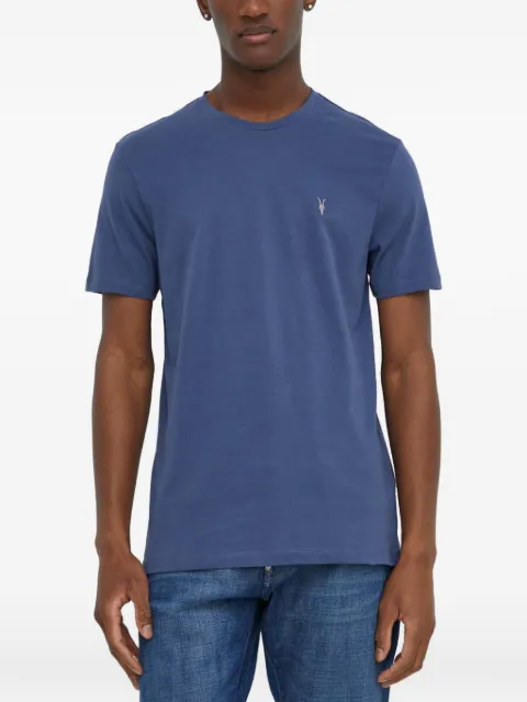 AllSaints Brace embroidered T-shirt Blue BRACEMD130M