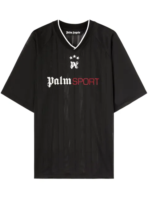 Palm Angels Palm Sport t-shirt Black PMAA104S25FAB0011003